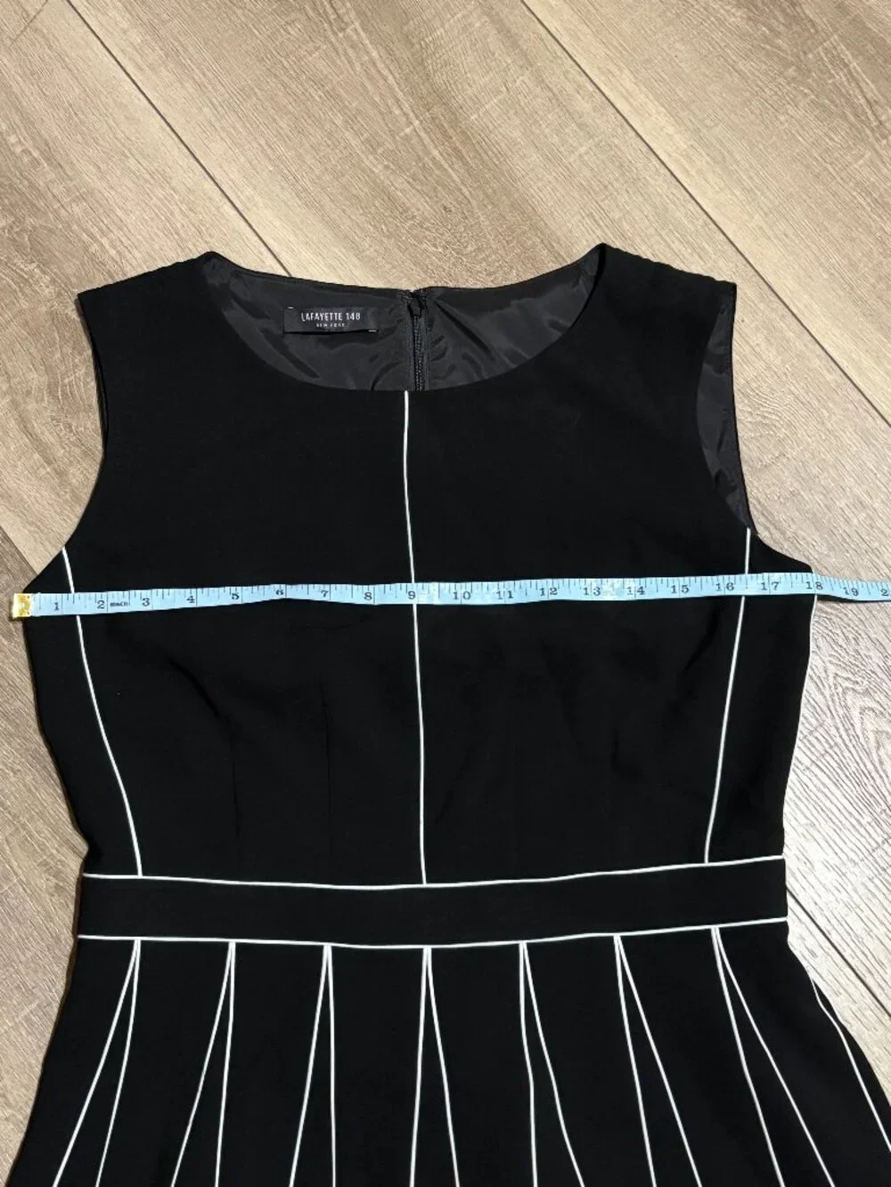 Lafayette 148 New York Mariposa Finesse Crepe Dress Size 8